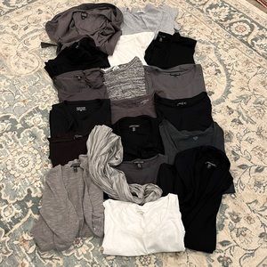 19 piece Eileen Fisher Capsule (black, gray & white)